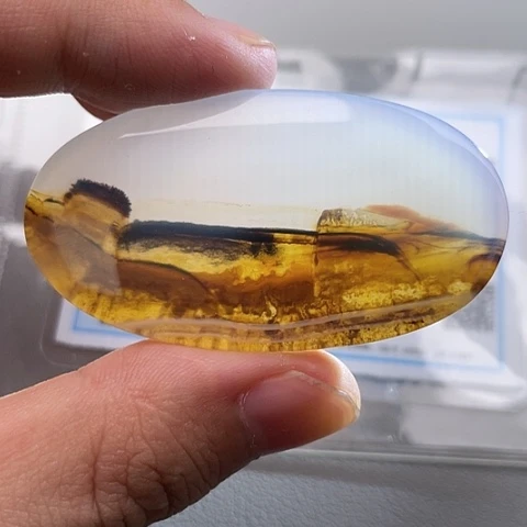 玛瑙/玉髓颈饰未镶嵌心**旧