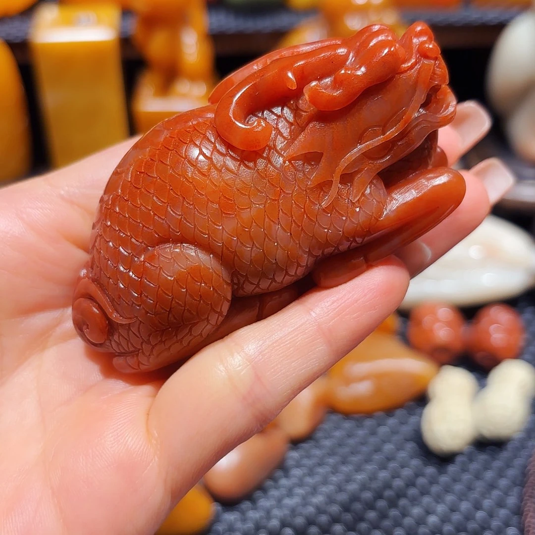 寿山石小*安石雕石雕石雕