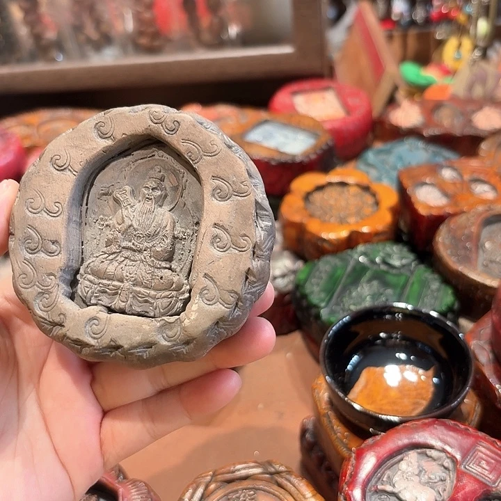 陶瓷摆件茶空间麻线鼓