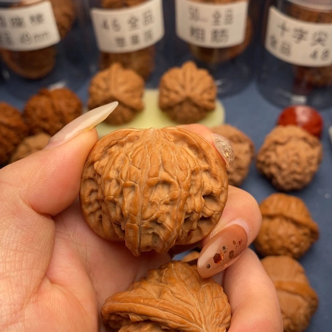 文玩核桃把件全品正磨