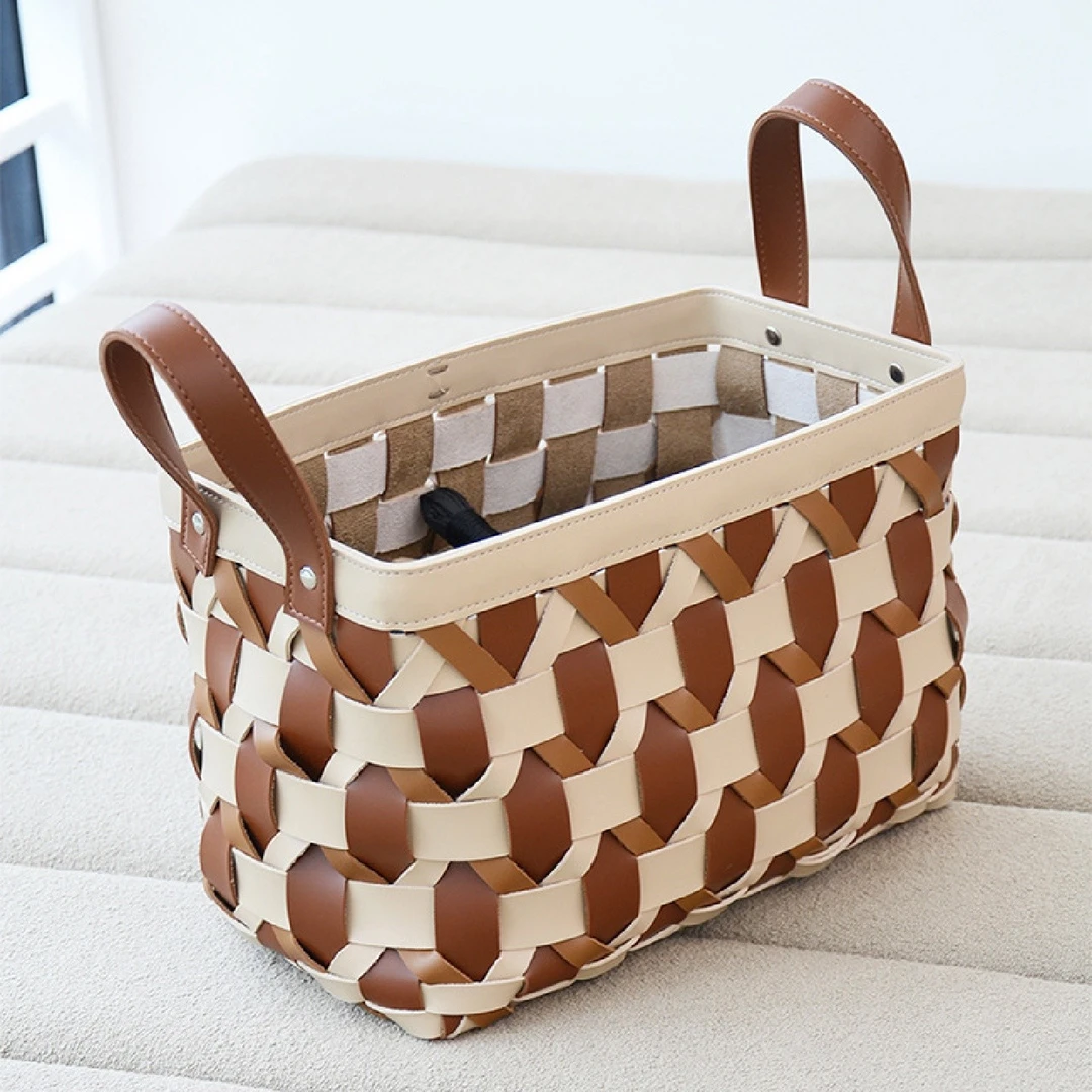 高颜值手工编织脏衣篮家用衣帽间衣服收纳篮洗衣玩具收纳北欧