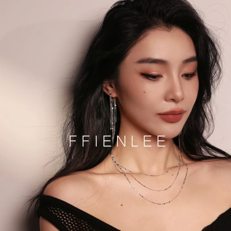 链子925银 <蒙娜丽莎> 三层叠戴满天星项链时尚高级感锁骨颈链