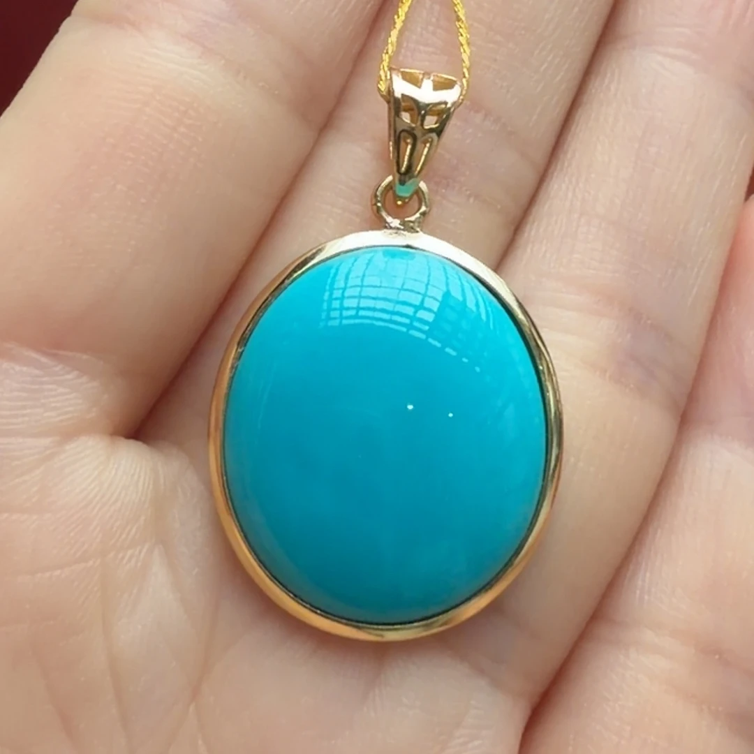 绿松石未镶嵌颈饰