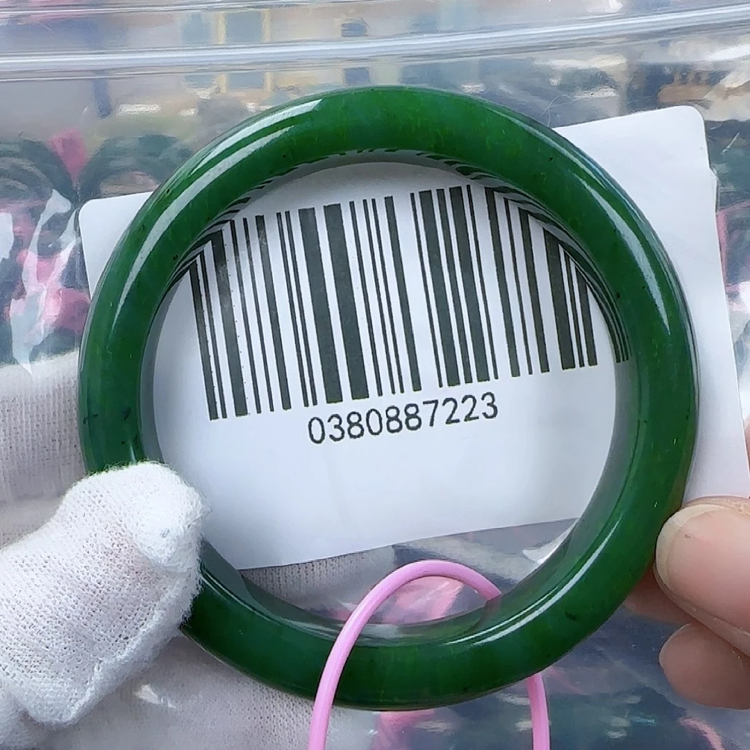 和田玉（碧玉）手镯未镶嵌57