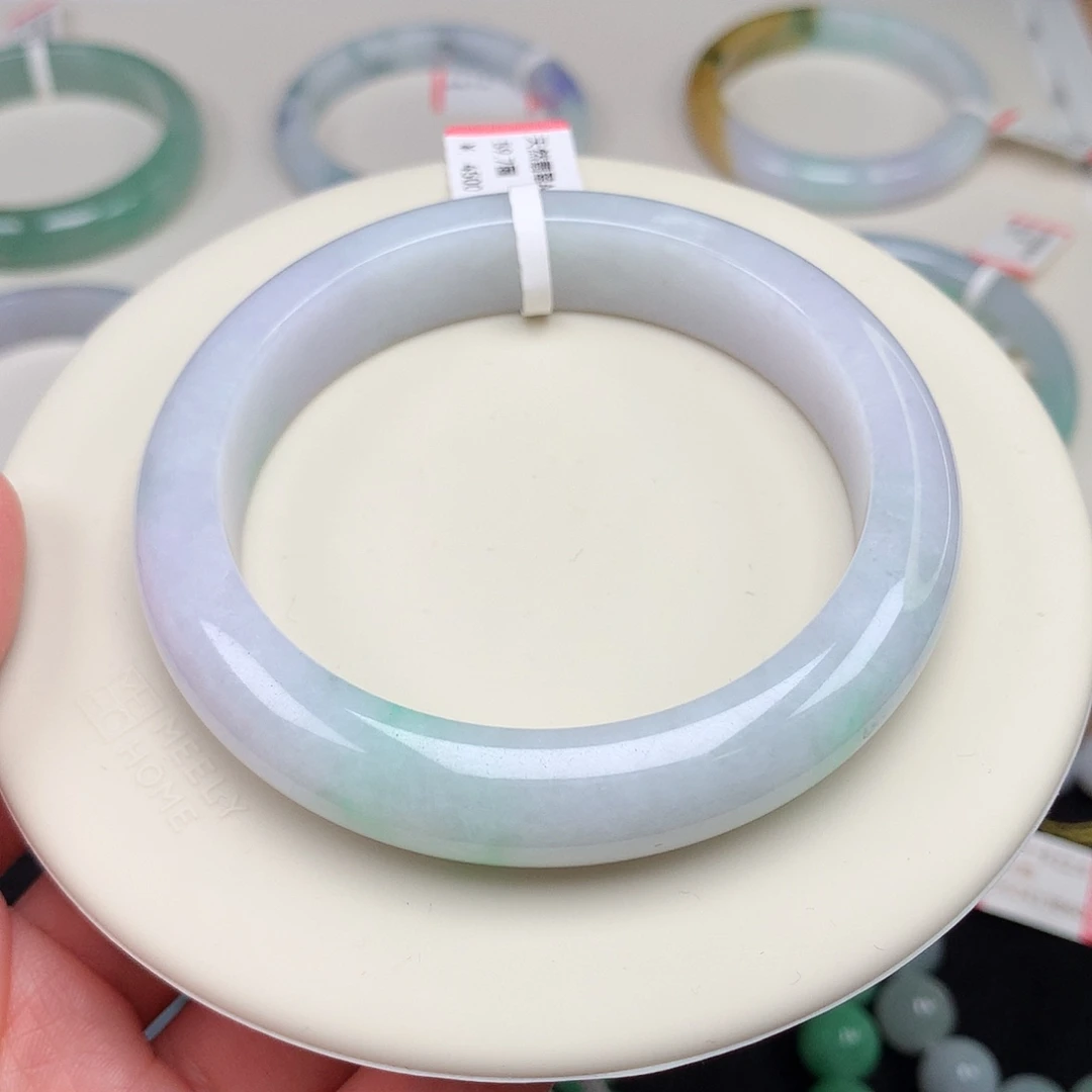 翡翠未镶嵌手镯59.7圈