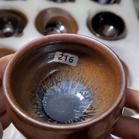 茶盏原矿原釉柴烧建盏