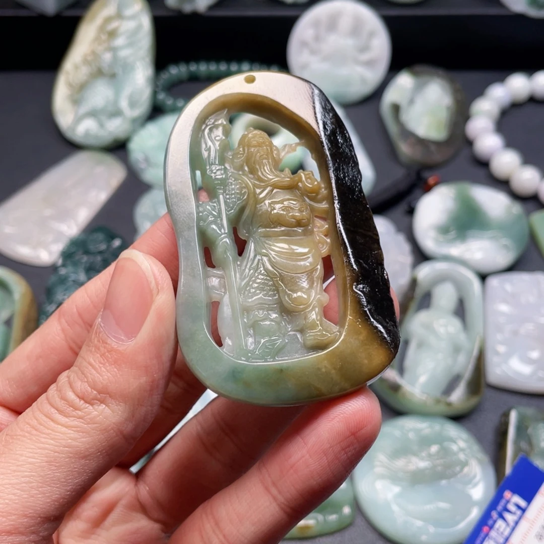 颈饰未镶嵌翡翠古*翡翠