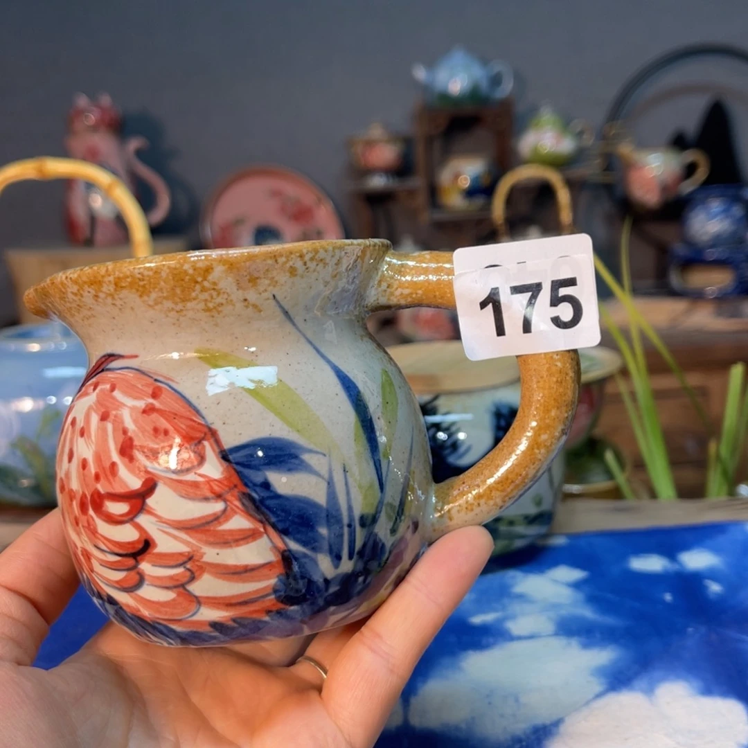 杯素浅陶瓷手工手绘