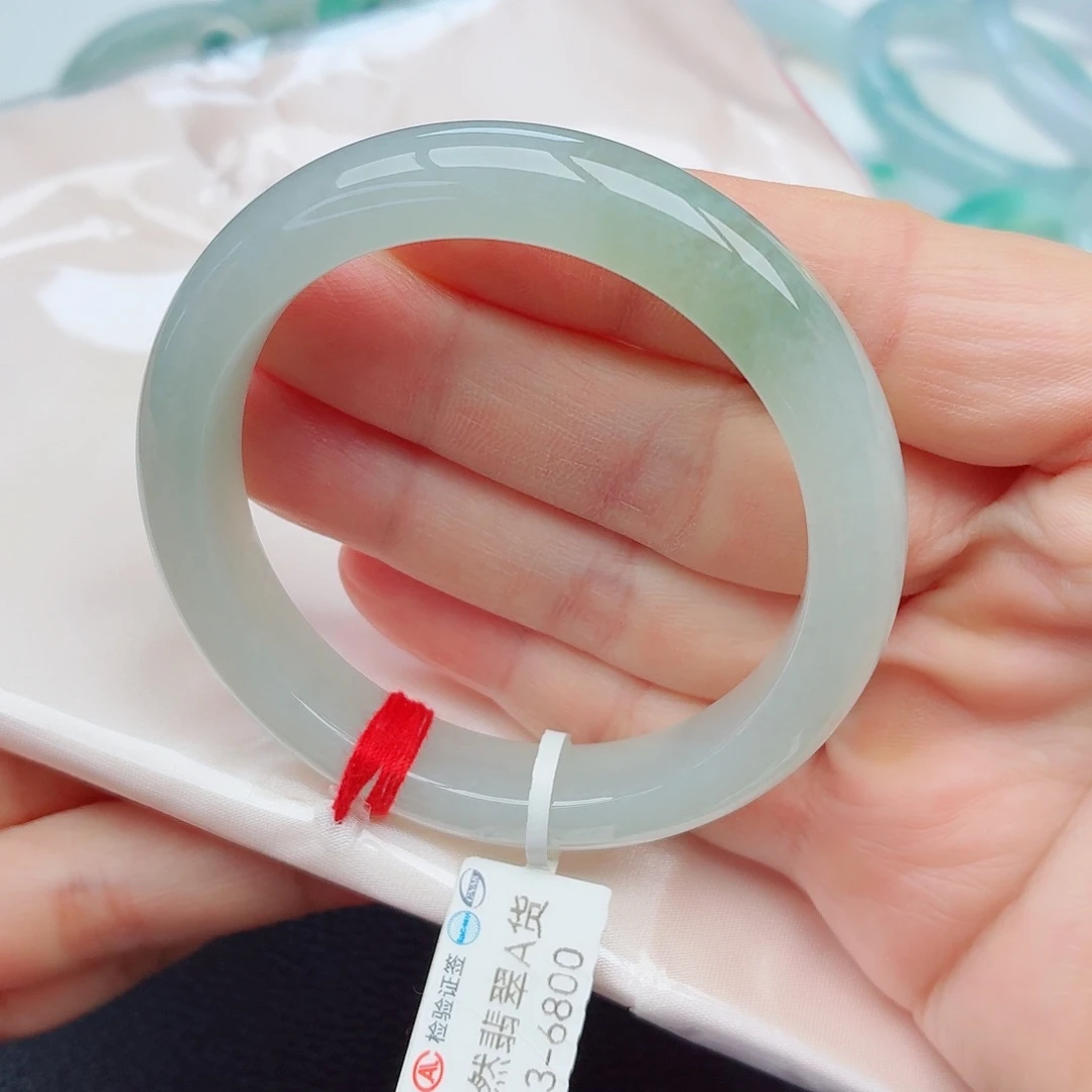 翡翠手镯未镶嵌17号-53圈口