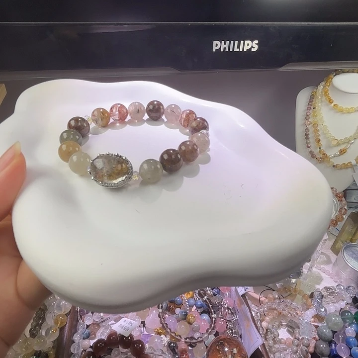 石英石纯铜洛兮手串