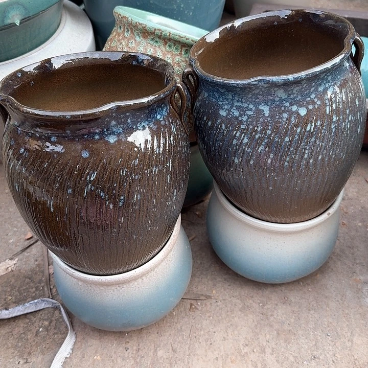 红陶微瑕花盆处理来啦