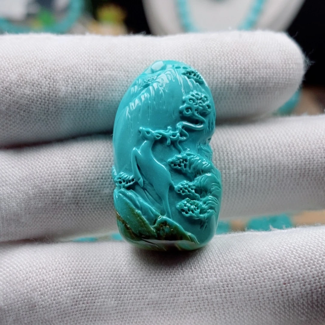 绿松石未镶嵌新款