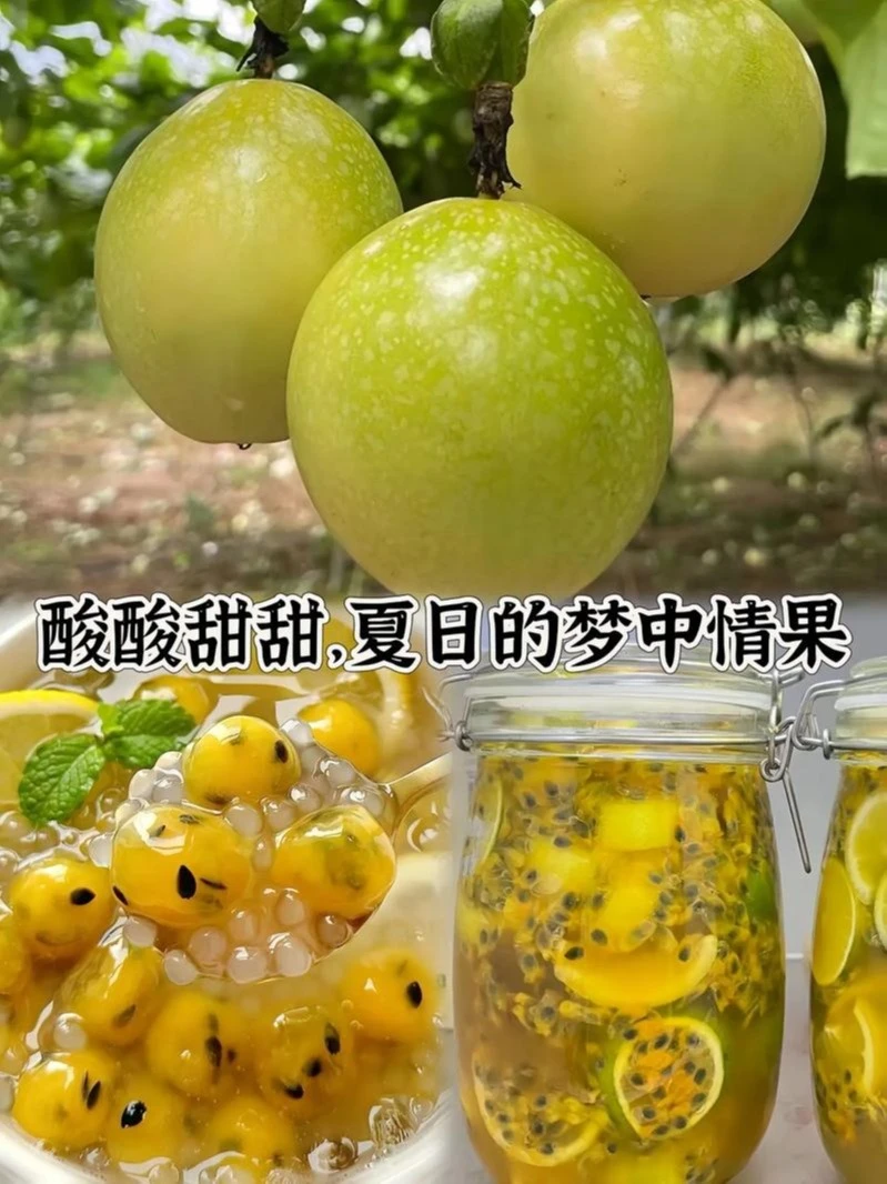 黄金果百香果产地直发果味芳香浓郁直播新鲜水果香甜百香果