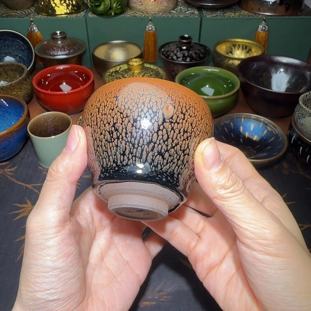 茶盏微瑕建盏，介意勿拍