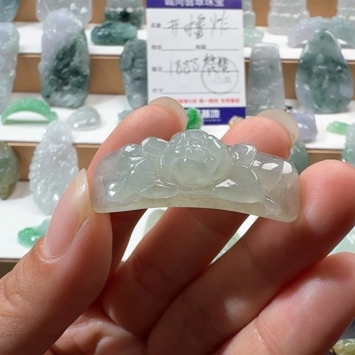 翡翠未镶嵌项链翡翠