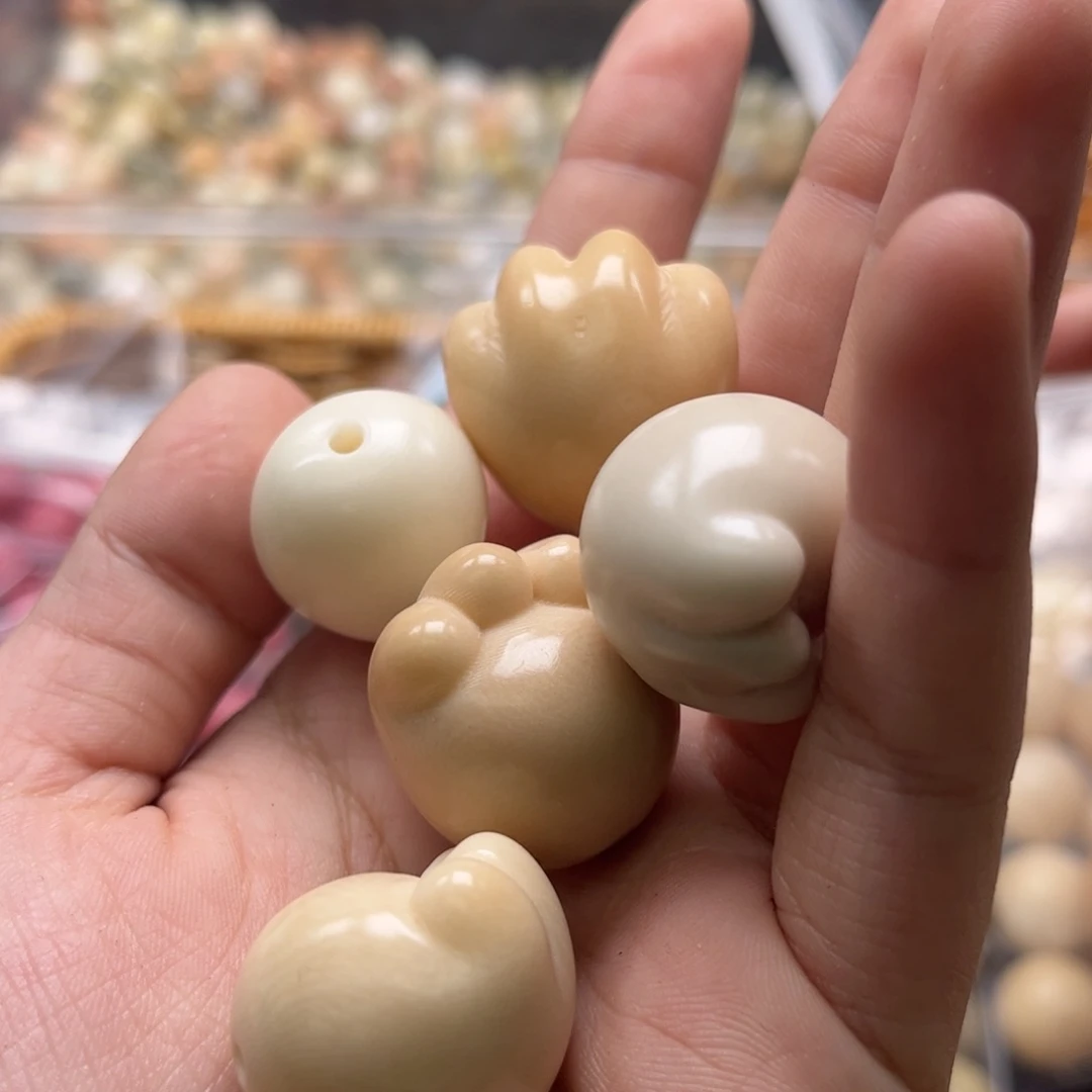 【闪购商品】白玉菩提吊坠z/18-20 5象牙果猫爪瑕疵不售后