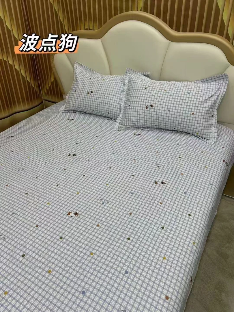 波点狗-古法手织100棉植物原棉正宗老粗布软凉席透气床单