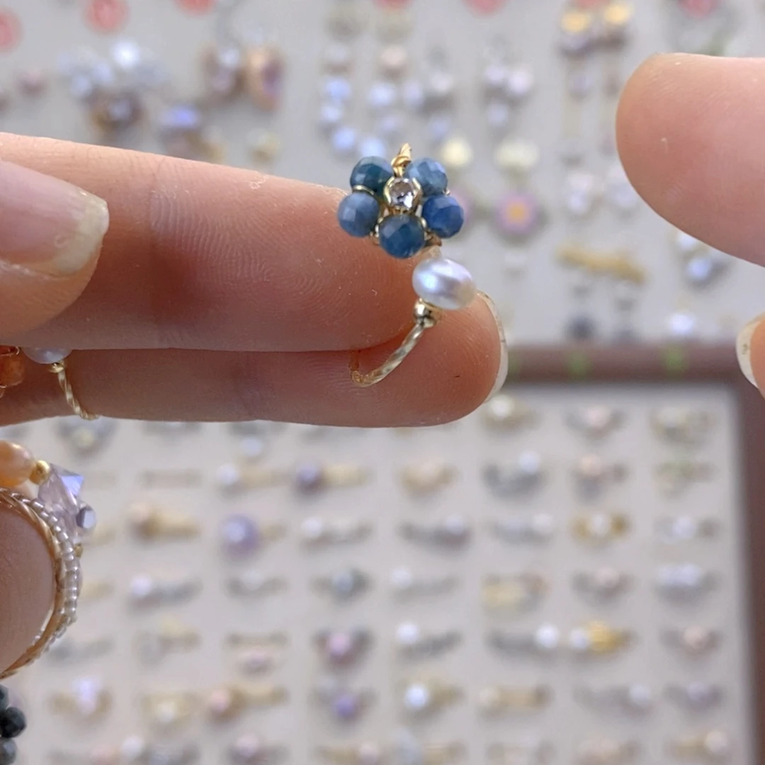 戒指未镶嵌淡水珍珠?****月