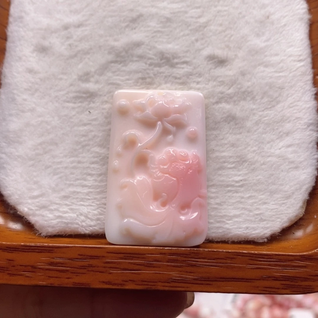 手串/手链贝壳ღ****?粉贝鱼戏莲池