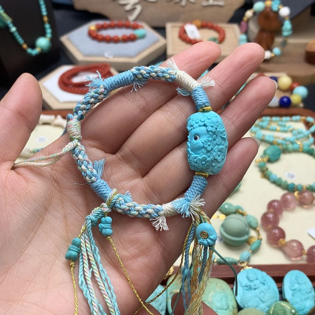 绿松石手绳未镶嵌Z