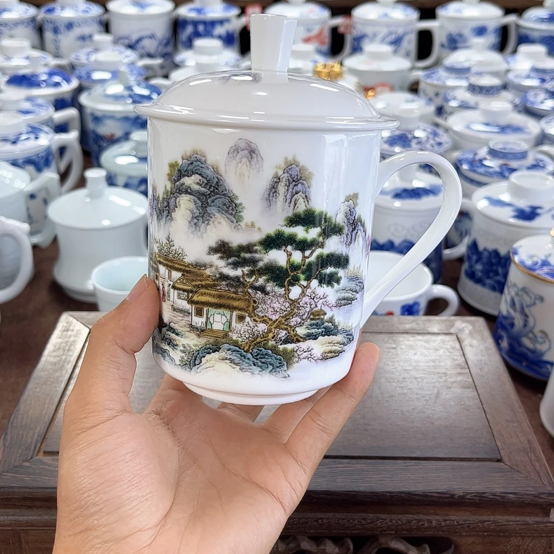 摆件景德镇陶瓷马克杯