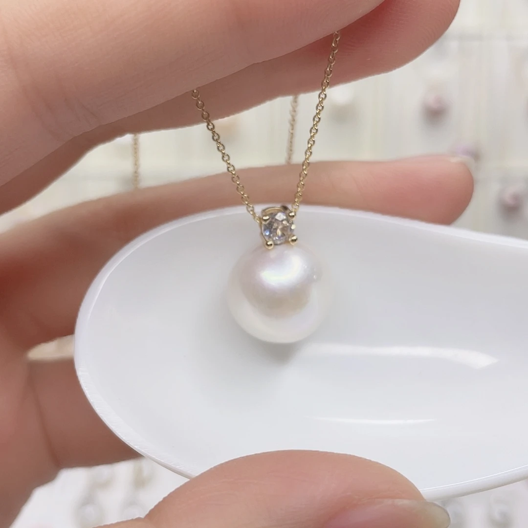 淡水珍珠合金吊坠(赠链)