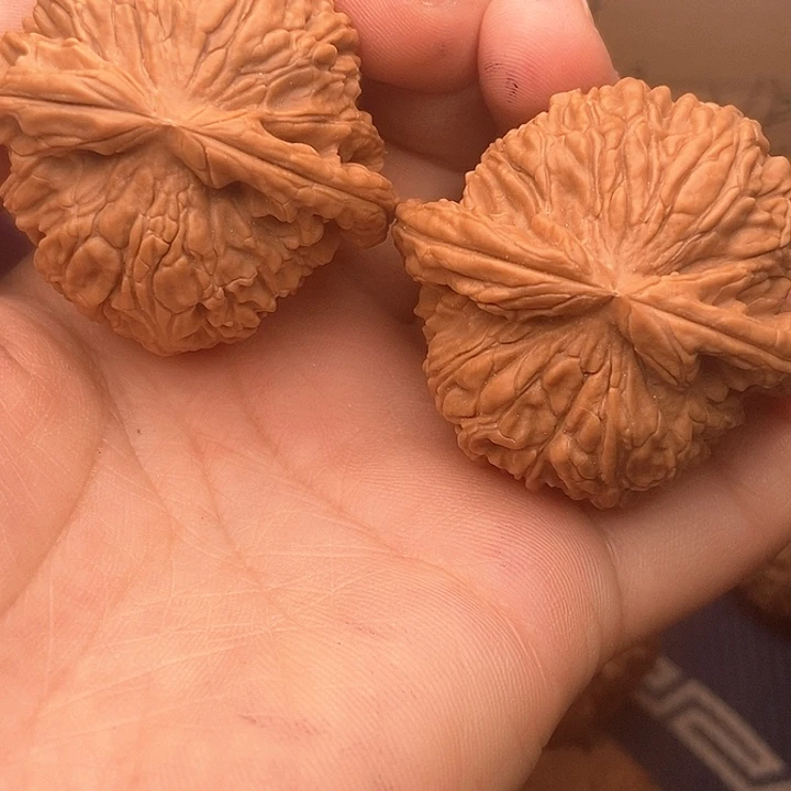 文玩核桃吊坠44.5白狮子