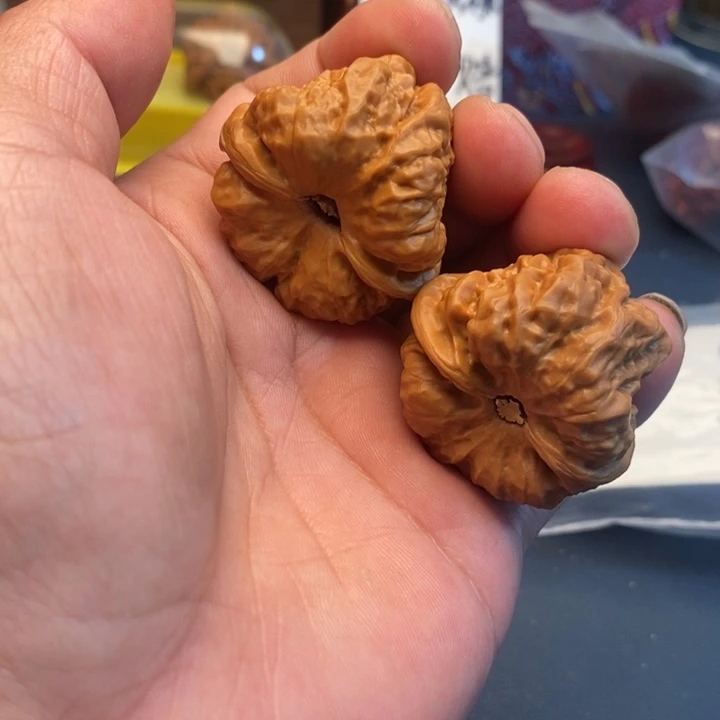 文玩核桃把件蛤蟆头1