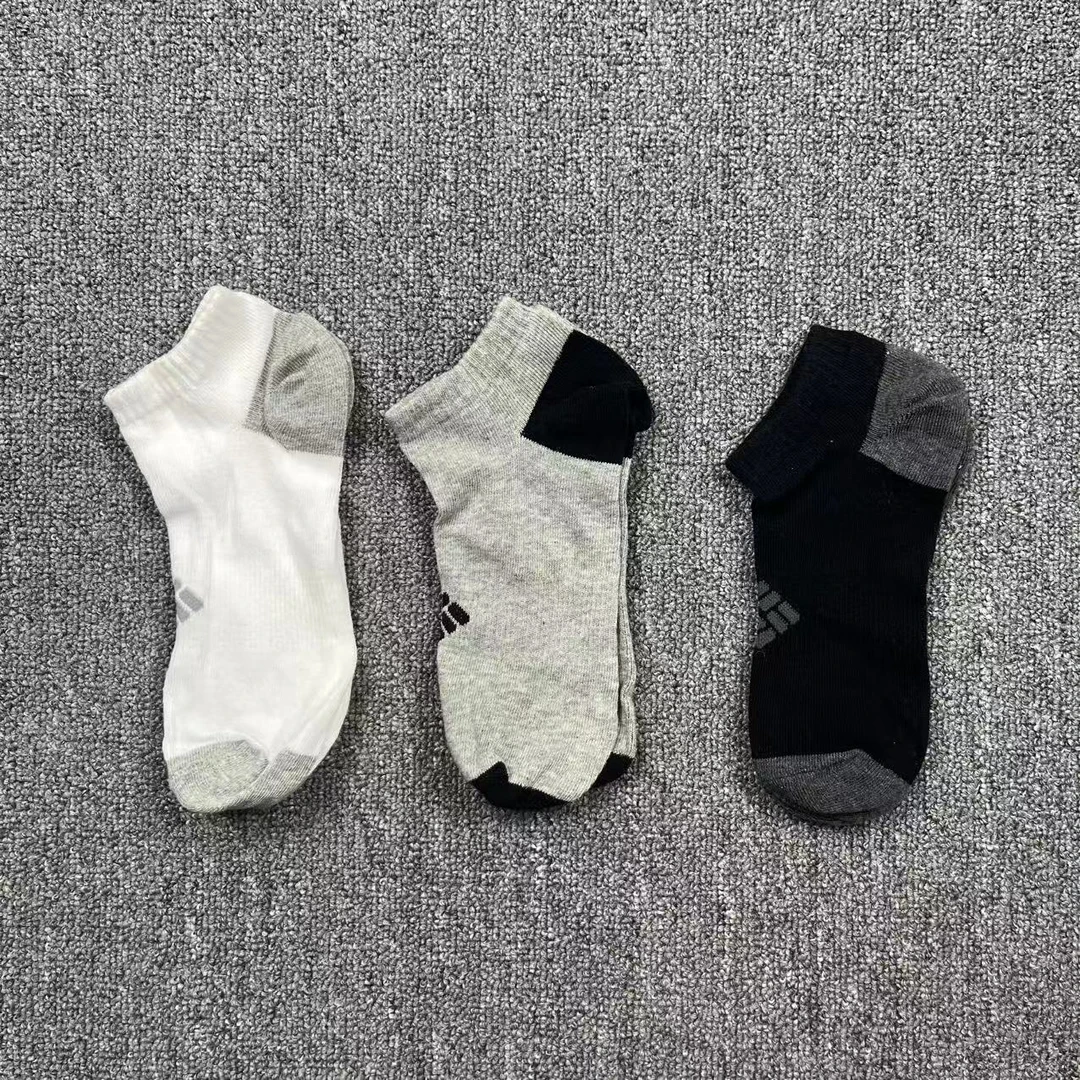 哥男女同款夏季速干纯棉船袜