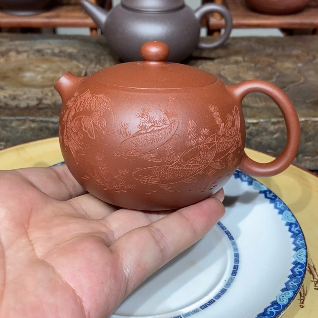 茶壶紫砂全手190 容量宜兴紫砂