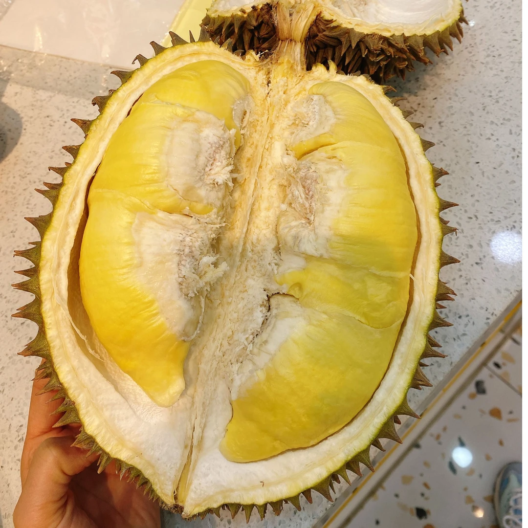 泰国暹味——树熟榴莲（整果59.8一斤）现场开果 鲜榴莲验货 核小 金枕泰国东部