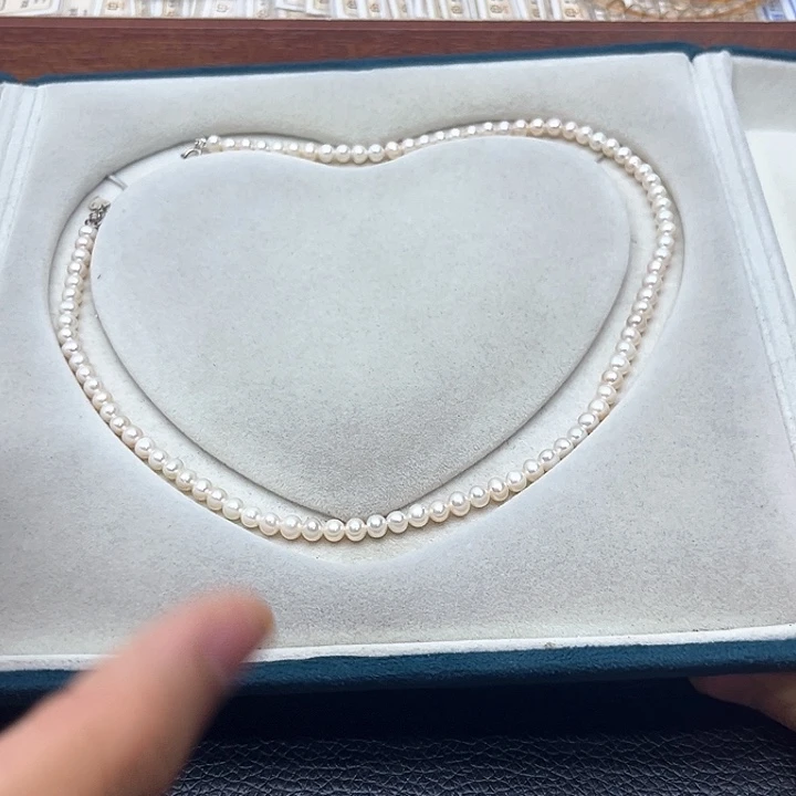 银S925镶嵌淡水珍珠珍珠项链2