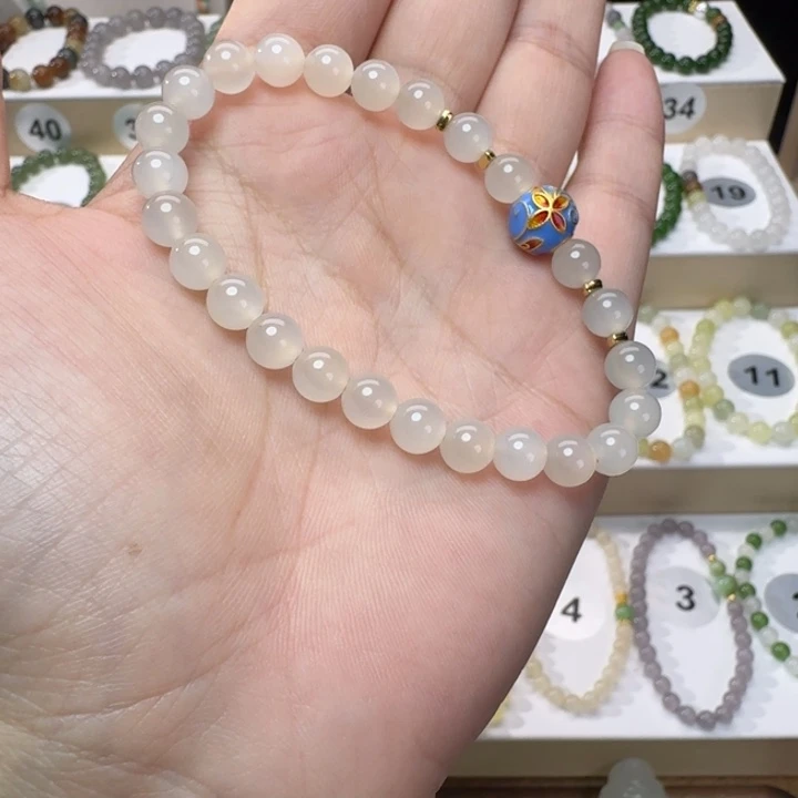 和田玉未镶嵌手串