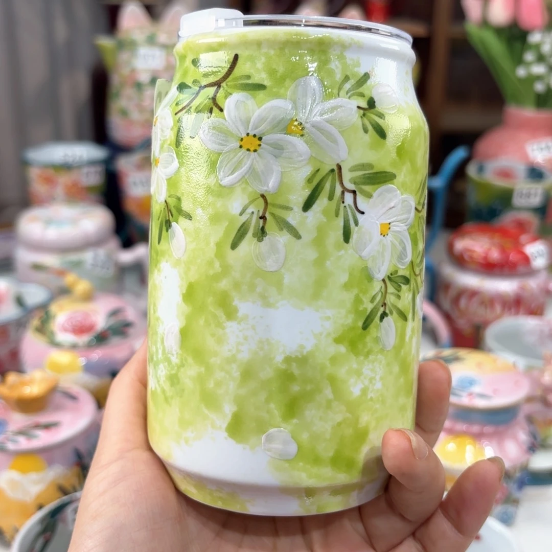 景德镇手绘高温釉下彩陶瓷茶具