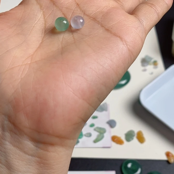 小***6未镶嵌定制翡翠珠子