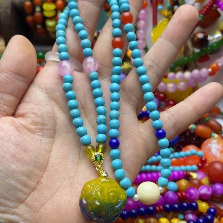 树脂制品14号设计款项链