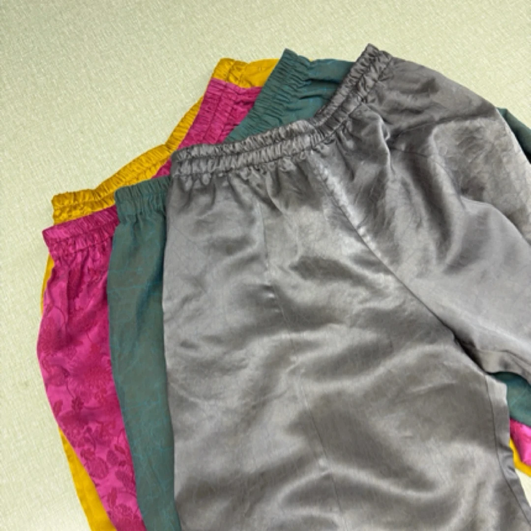 《龟龟》香云纱裤子