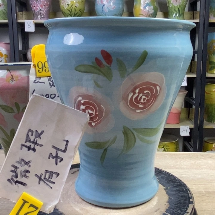 景德镇高温陶瓷花盆