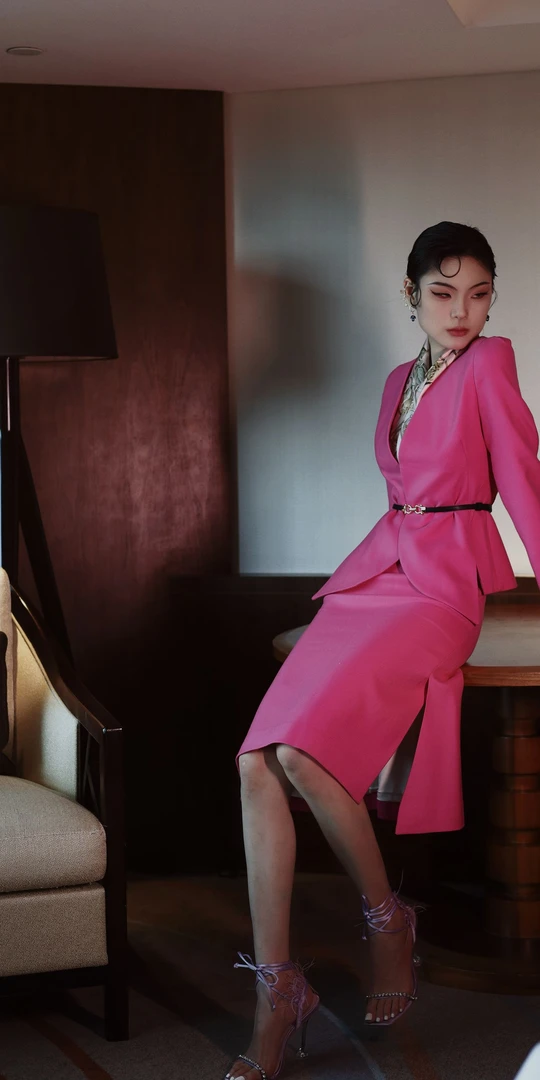 【高奢高定】意大利高端定制设计师款气质时尚个性款高级定制裙装