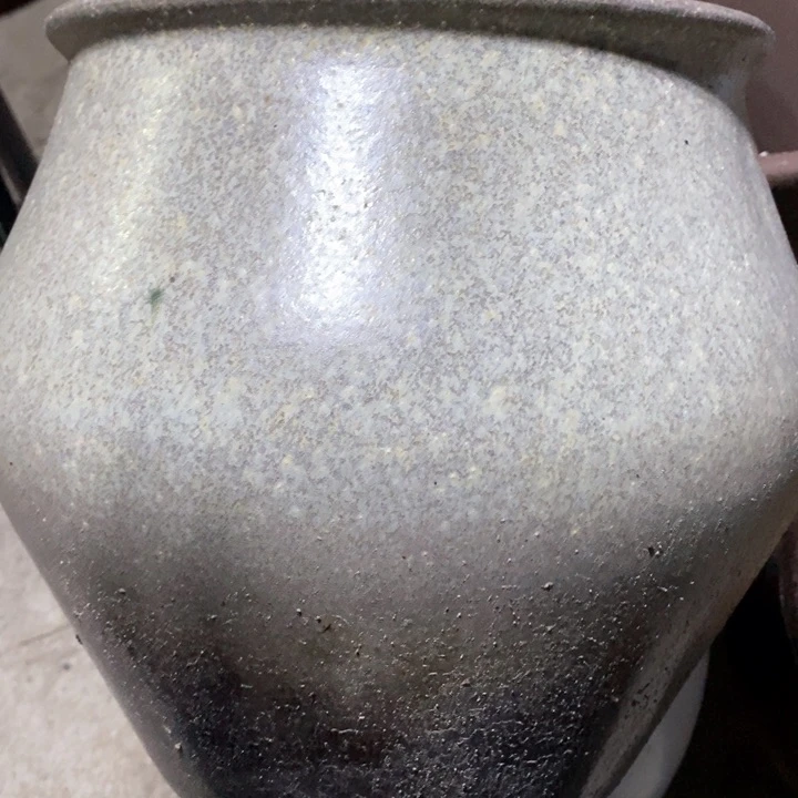 紫砂花盆高24口21瑕疵