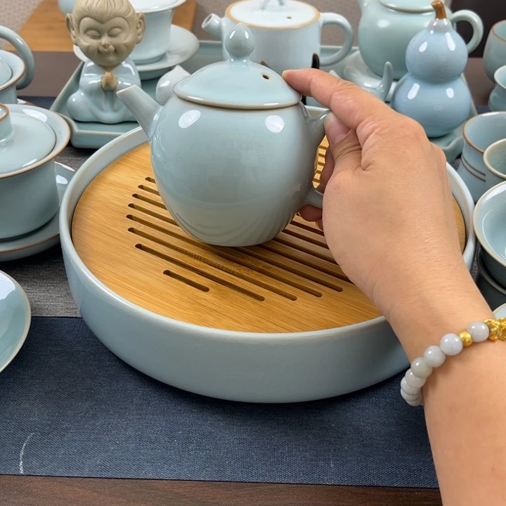 天青官帽壶一级全品