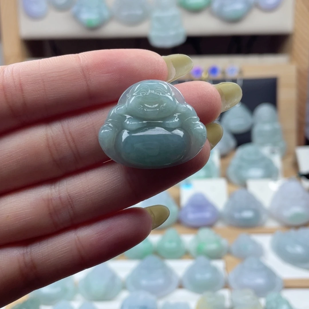 颈饰未镶嵌翡翠小佛公