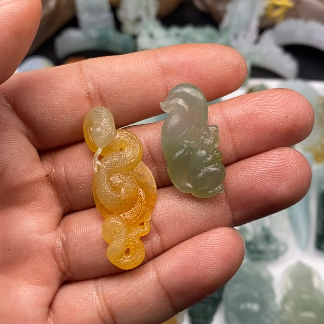 未镶嵌定制翡翠秋***河，，，，，，，，