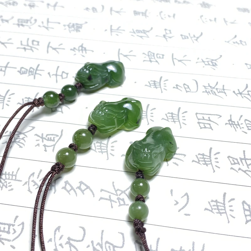 碧玉小貔貅挂件不备注多样性发一