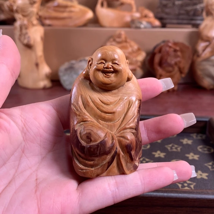 柏木（崖柏）根雕手把件