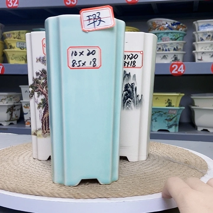 紫砂花瓶紫砂花盆