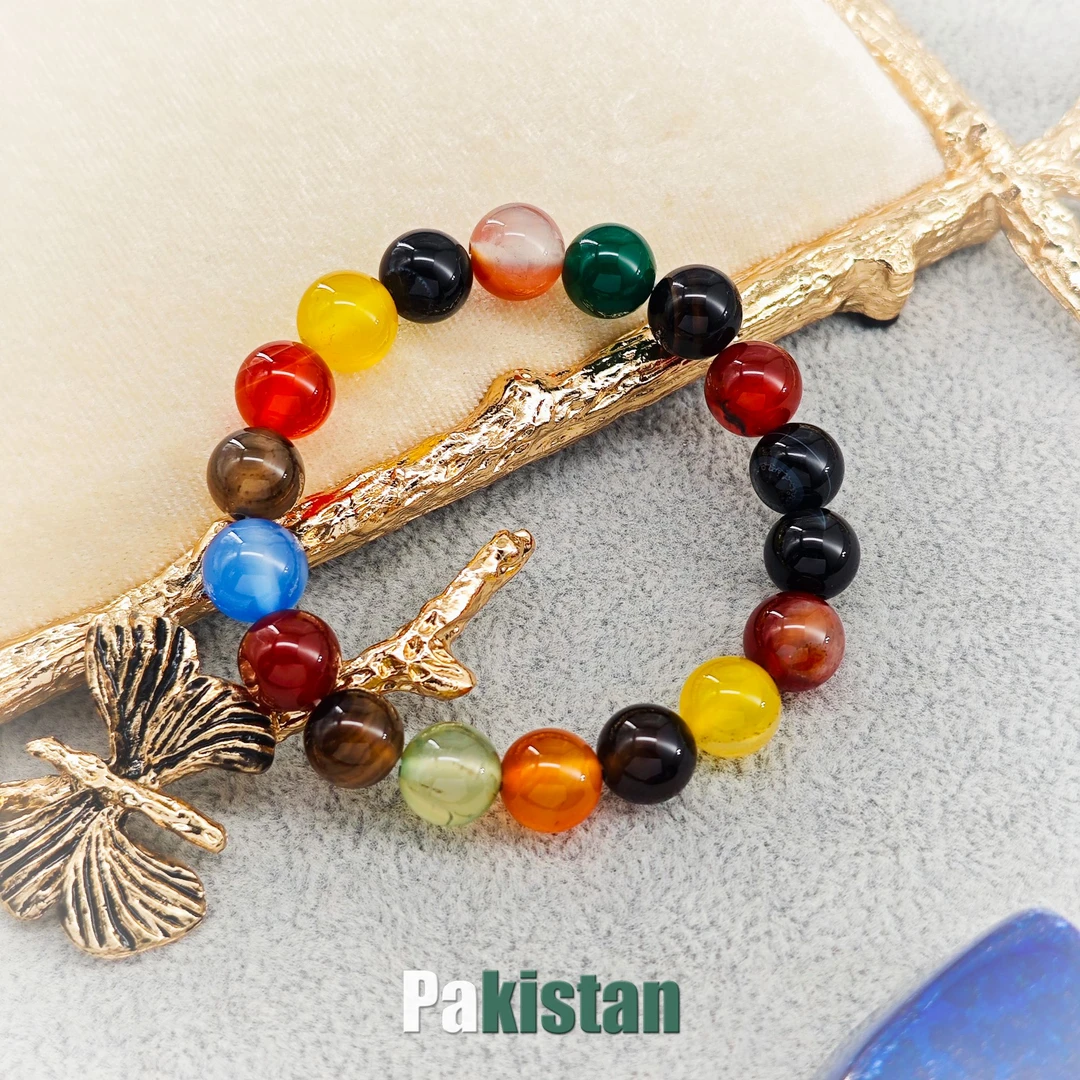 气质彩色多宝玉髓手串10mm/NYXF-YSSC-187