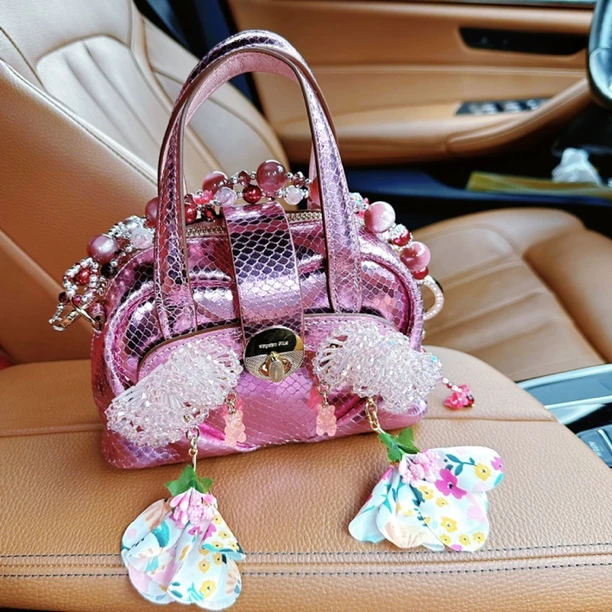 枕头甜美风斜挎式手提包单肩女士包猫头鹰换脸包