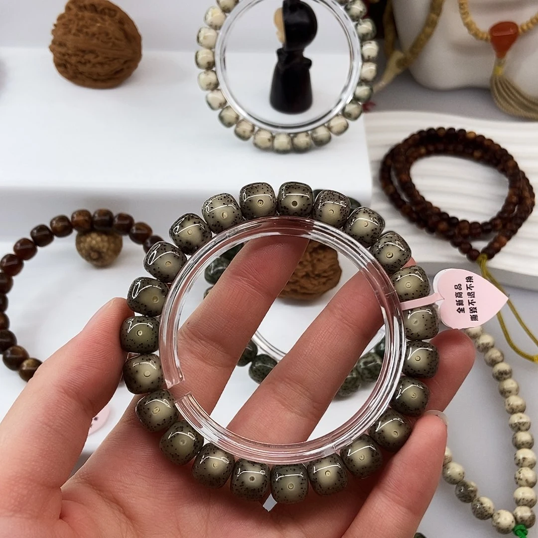 空***空星月菩提手串卡10灰绿包白大眼m78