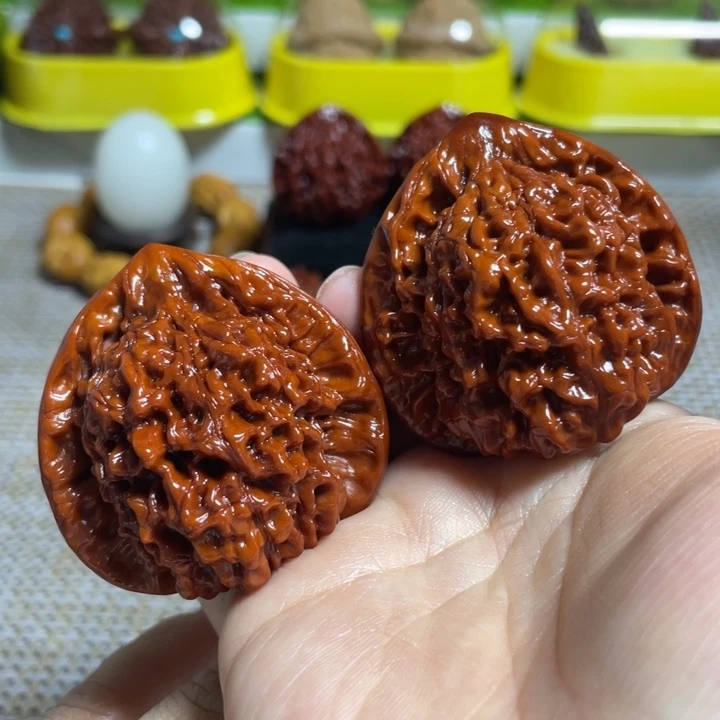 把件文玩核桃47官帽